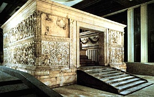 The Ara Pacis, Exterior View